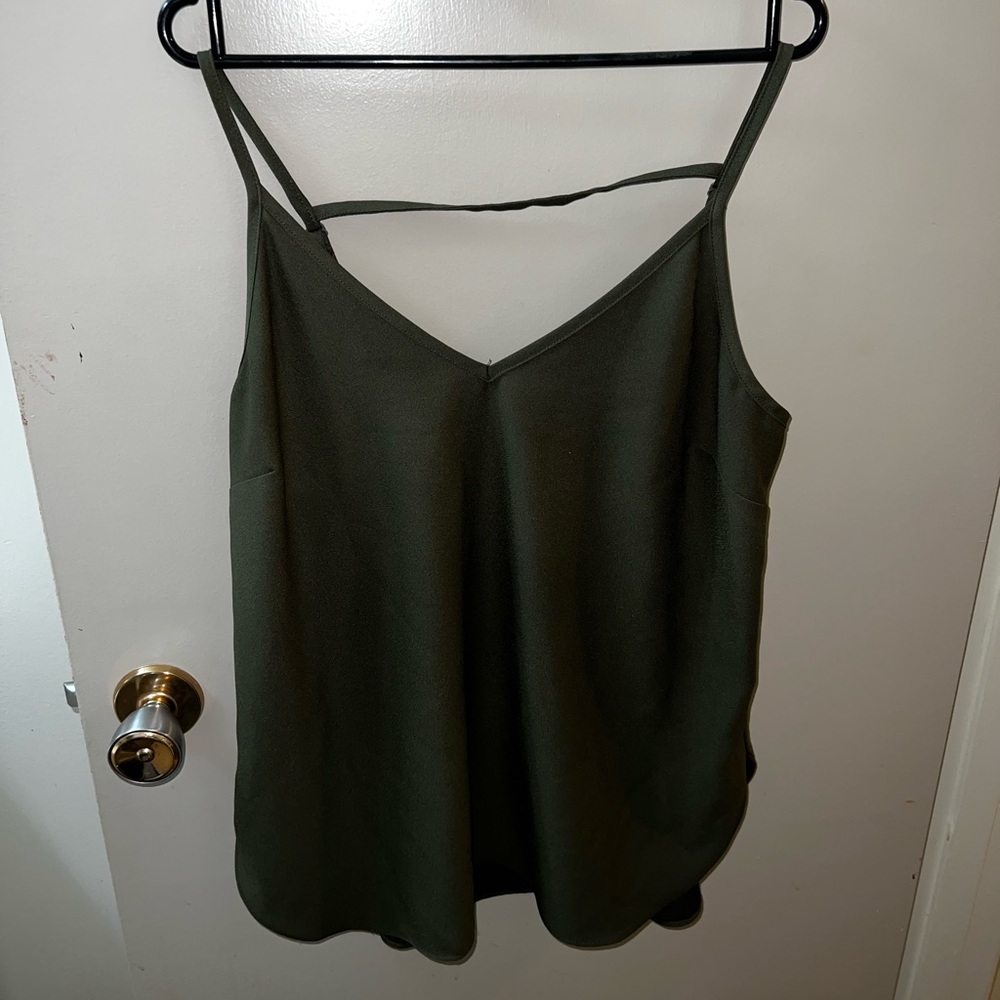 Olive Green cami top